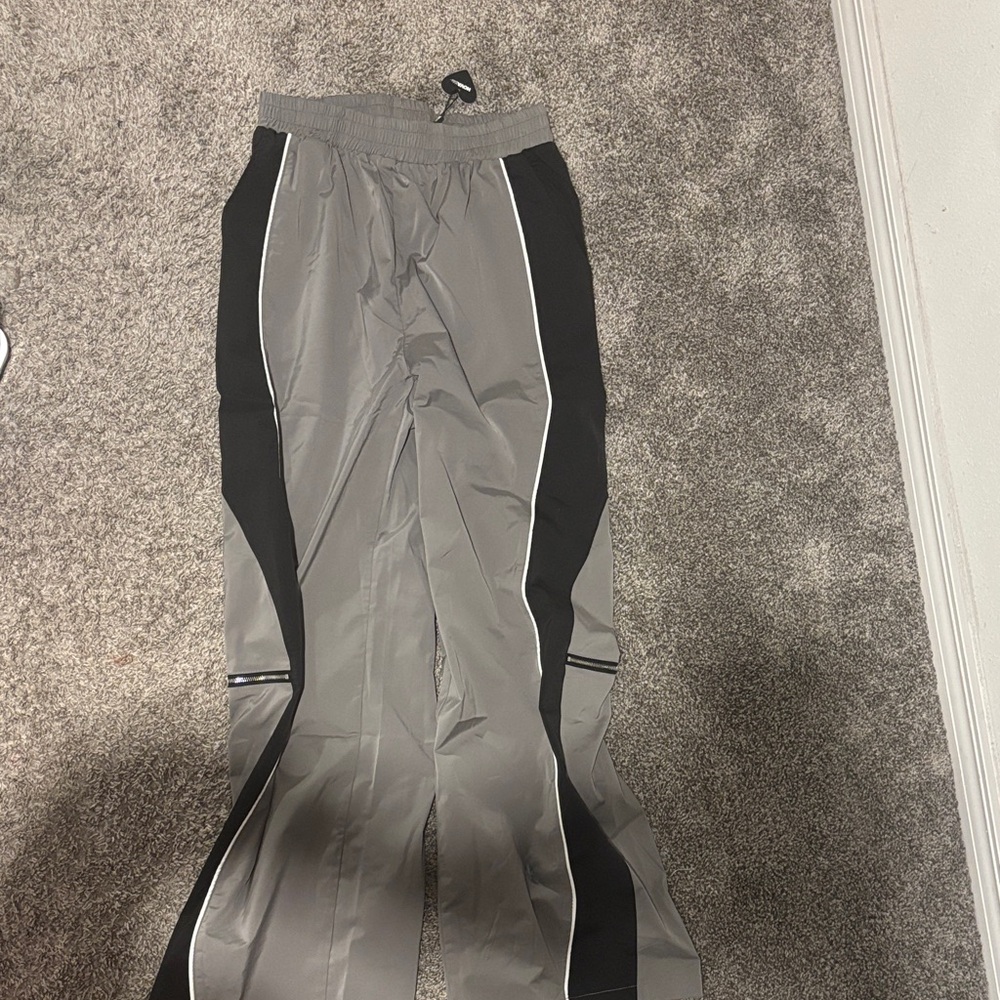Fashion Nova Gray and Black Kids Joggers